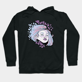 Digital Woman - 2D Artwork Hoodie